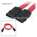 18 Inch 7 Pin Female Plug ATA Serial ATA Data Cable Red